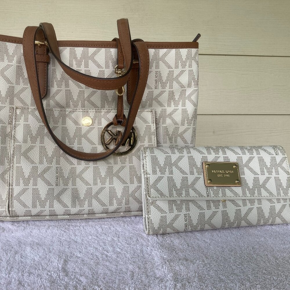 Michael Kors Bag and Matching Wallet